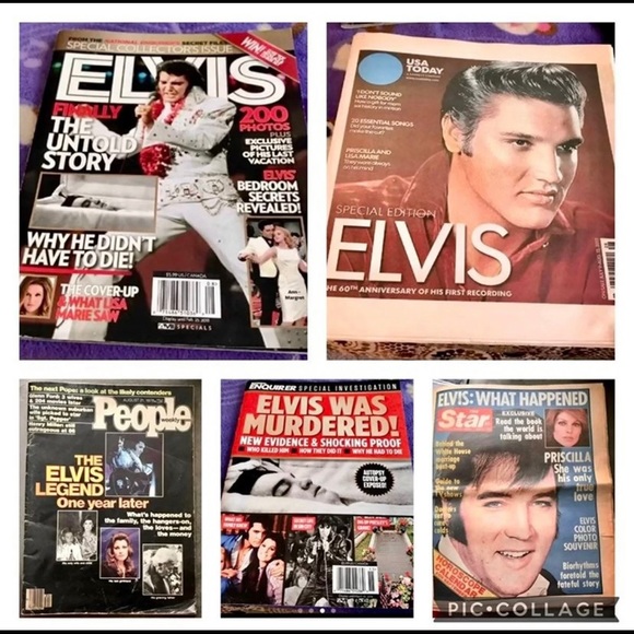 Elvis Presley Magazines Lot - Picture 1 of 6